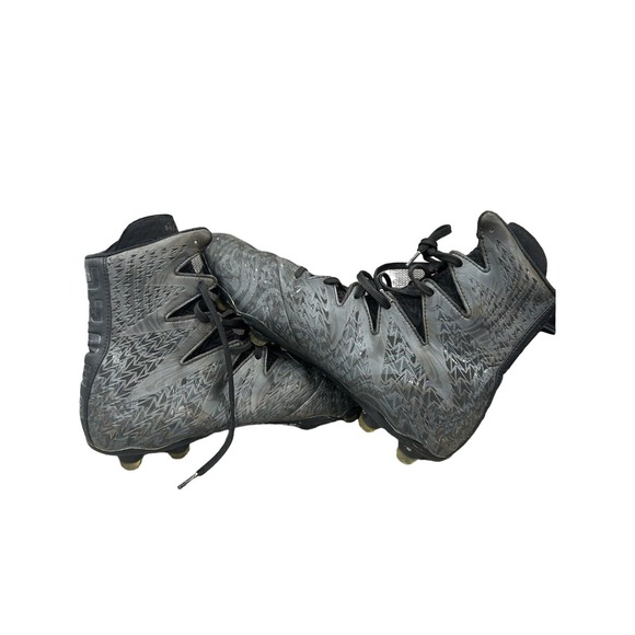 Under Armour Mens 1297953-001 Cleats BLACK Clutchfit Size 12 - Picture 1 of 9